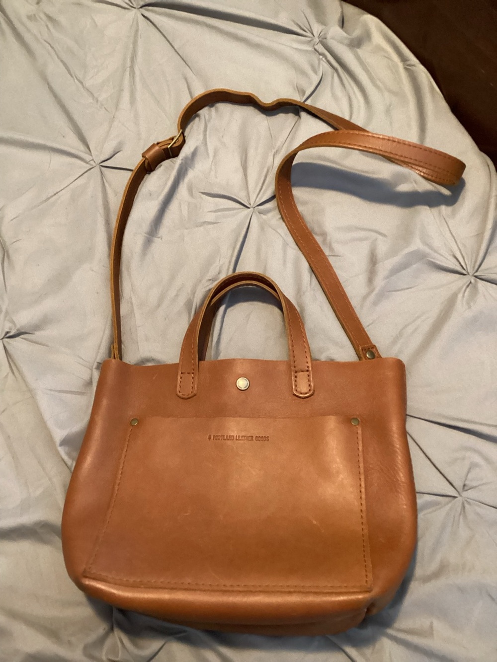 Portland Leather Goods “Almost Perfect Mini crossbody tote purse - Picture 5 of 8